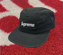 Supreme Military Camp Cap Black SS25