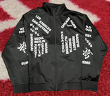 Supreme Worldwide Tricot Track Jacket Black SS25