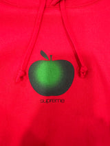 Supreme Apple Hooded Sweatshirt Red SS19