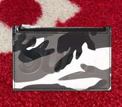 Supreme Leather Zip Card Holder Snow Camp SS25