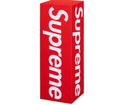 Supreme - Red / White Script Logo Embroidered Piping Detail Hoodie – eluXive