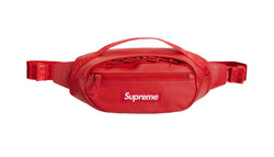 Supreme Leather Waist Bag Red FW23