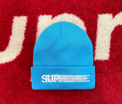 Supreme Motion Logo Beanie Bright Blue SS23