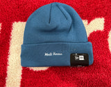 Supreme New Era Box Logo Beanie Blue FW23