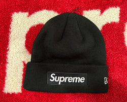 Supreme New Era Box Logo Beanie Black FW23