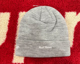 Supreme New Era Cross Box Logo Beanie Gray FW20