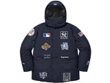 Supreme x New York Yankees Gore-Tex 700 Fill Down Jacket Navy FW21