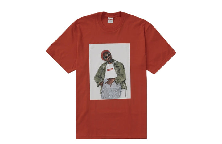 Supreme x André 3000 T-shirt Red FW22