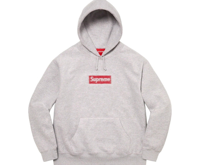 Supreme Inside Out Box Logo Hoodie Heather Gray SS23