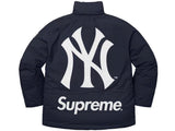 Supreme x New York Yankees Gore-Tex 700 Fill Down Jacket Navy FW21
