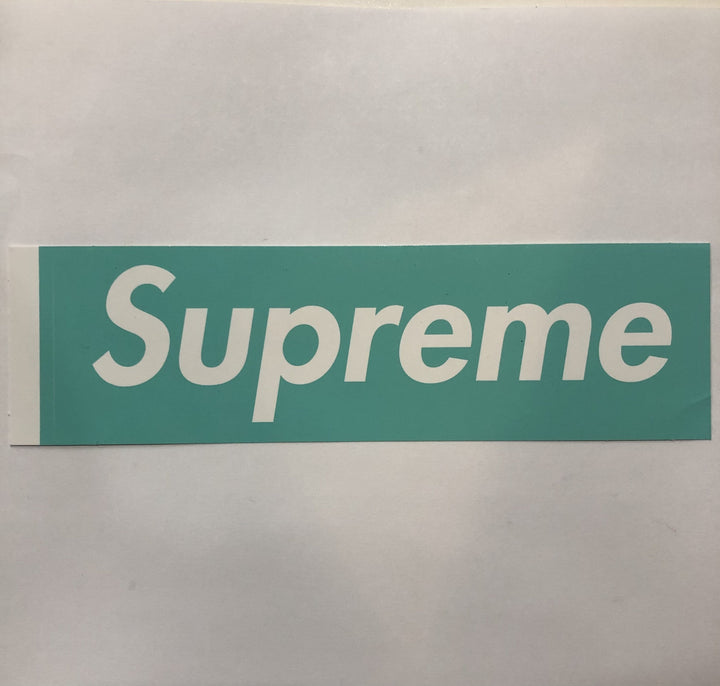 Supreme x Tiffany & Co. Box Logo Sticker