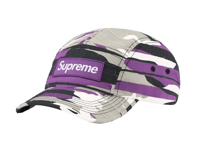 Supreme Layered Camo Camp Cap Purple SS23