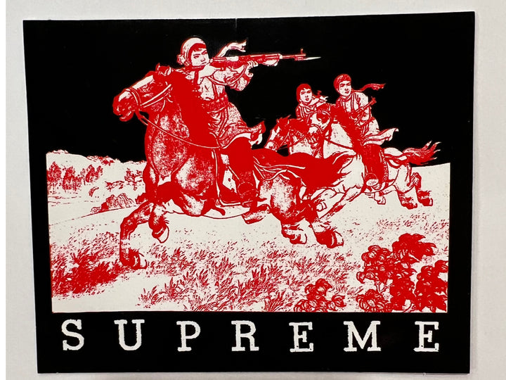 Supreme best sale riders sticker