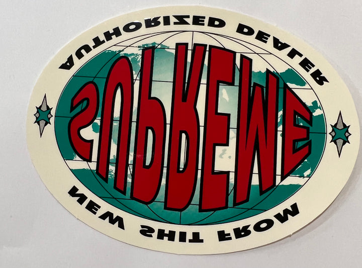 Supreme Unauthorized Dealer Sticker