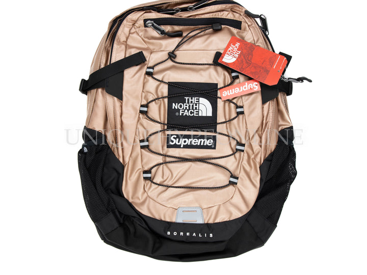 Supreme The North Face Metallic Borealis Backpack SS18 Rose Gold