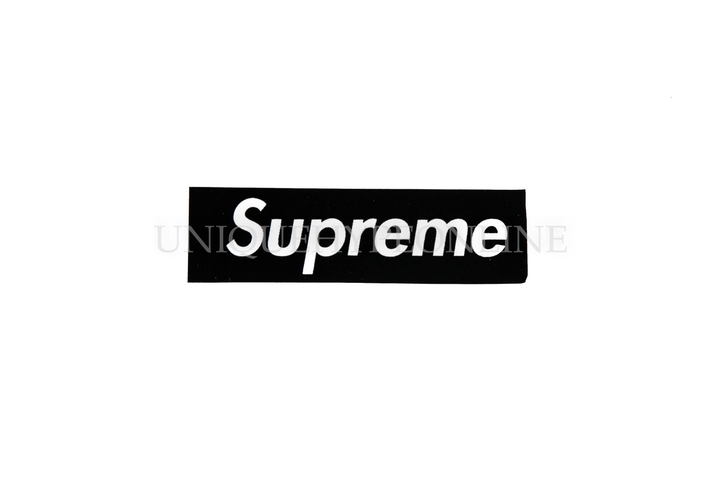 Supreme Felt Box Logo Sticker Black