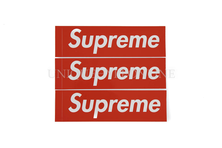 Supreme Red Box Logo Sticker Set