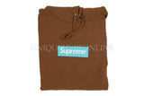 Supreme Box Logo Hooded Sweatshirt Rust FW17