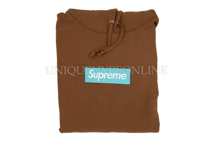 Supreme Box Logo Hooded Sweatshirt Rust FW17 – UniqueHype