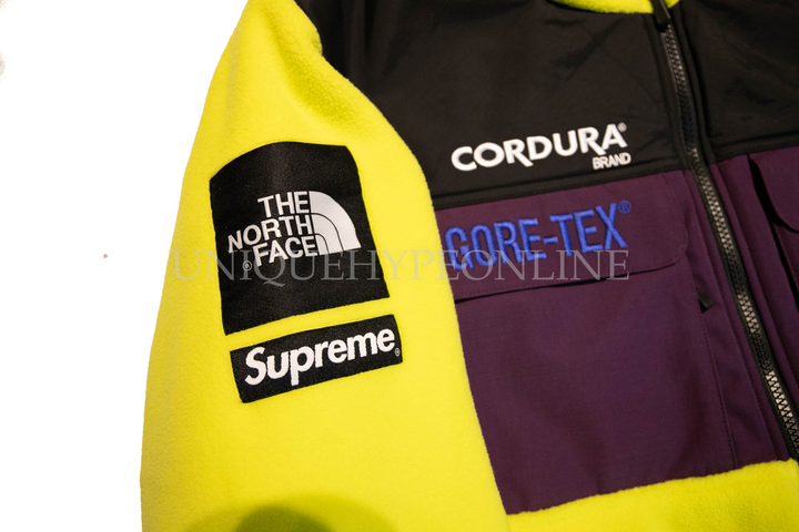 Supreme The North Face Expedition Fleece Jacket FW18 Sulphur