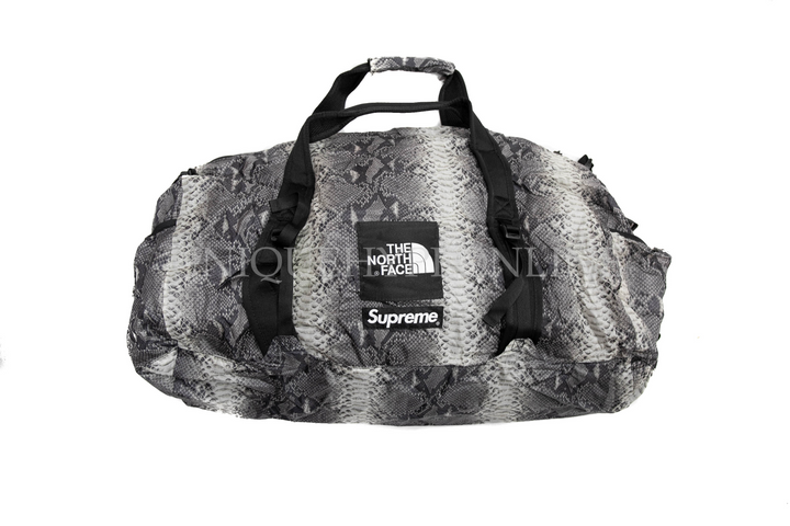 Supreme snakeskin duffle deals bag