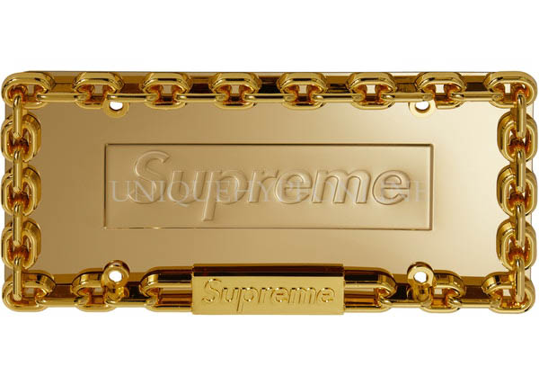 Supreme Chain License Plate Frame FW18