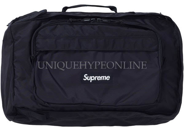Supreme Duffle Bag Black FW19