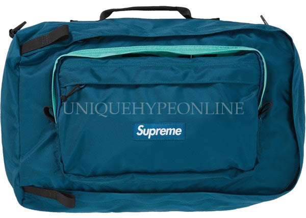 Supreme Duffle Bag Teal FW19