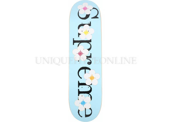 Supreme Flowers Deck Blue SS17