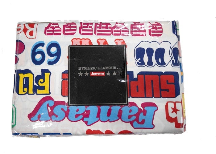 Supreme Hysteric Glamour Text Duvet/Pillow Set White