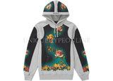 Supreme x Jean Paul Gaultier Floral Print Hooded Sweatshirt SS19