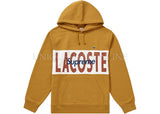 Supreme x Lacoste Logo Panel Hooded Sweatshirt FW19