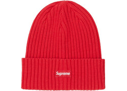 Supreme Overdyed Ribbed Beanie Red SS20