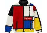 Supreme Reversible Colorblocked Fleece Jacket Red FW20