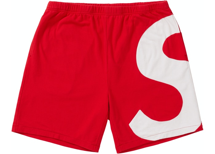 Supreme S Logo Short Red SS19 – UniqueHype