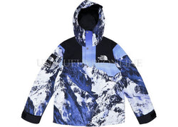 Supreme North Face Mountain Parka FW17 Blue/White