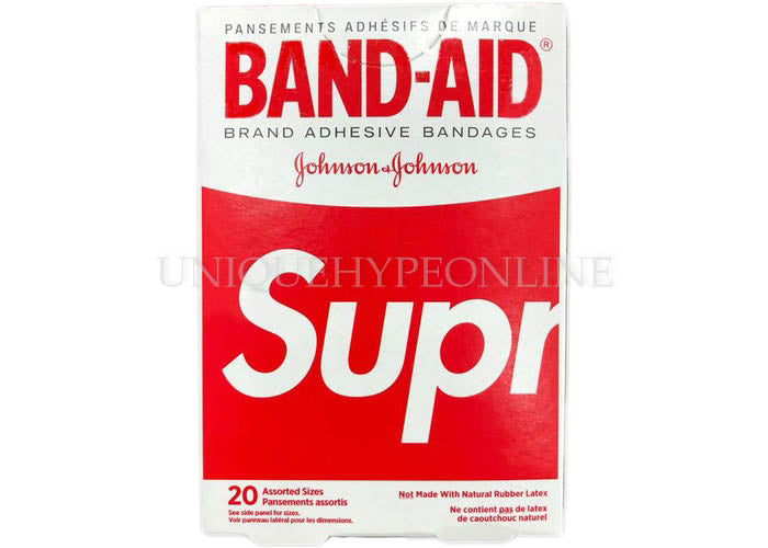 Supreme Band Aid Adhesive Bandages Red SS19