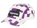 Supreme Military Camp Cap Purple Digi Camo FW20