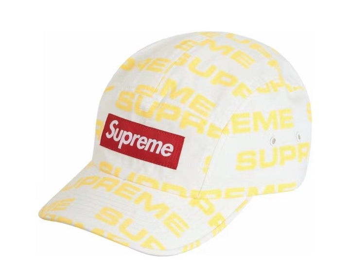 Supreme Reactive Print Camp Cap White FW20