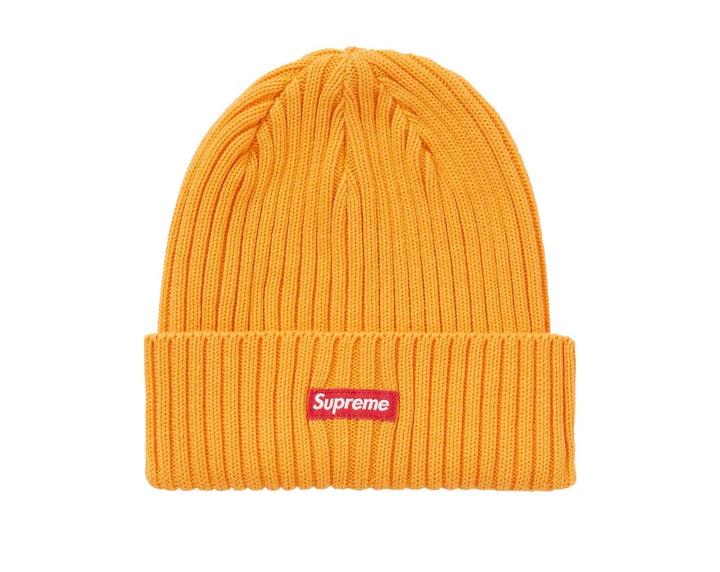 Supreme Overdyed Ribbed Beanie Tangerine SS20