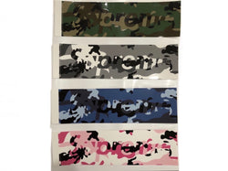 Supreme Camo Logo Box Sticker FW20