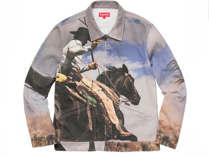 Supreme Cowboy Denim Work Jacket Multi SS17