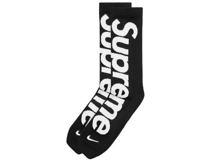 Supreme Nike Lightweight Crew Socks (1 Pack) Black SS21