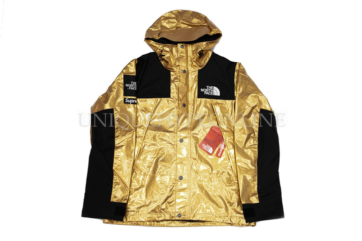 Supreme The North Face Metallic Mountain Parka SS18 Gold – UniqueHype