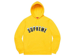 Supreme Icy Arc Hooded Sweatshirt Yellow FW20