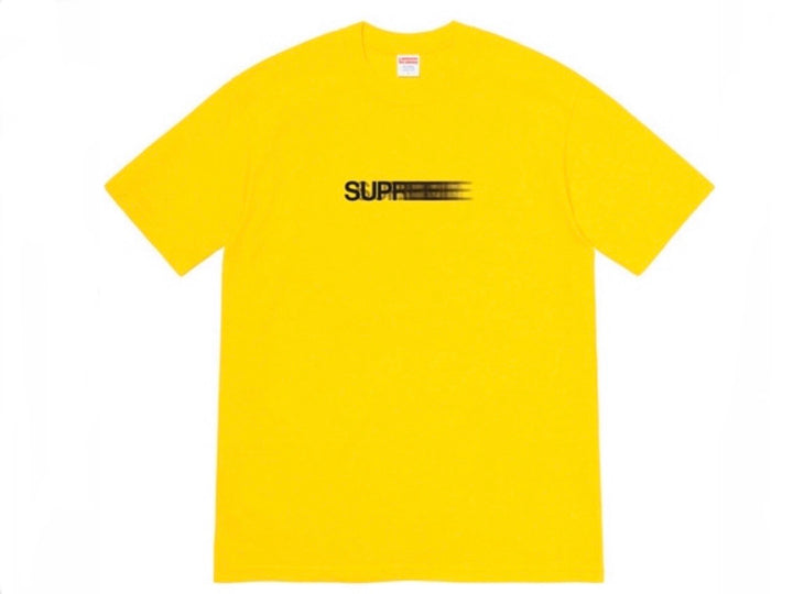 Supreme Motion Logo T-shirt Yellow SS20