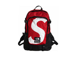 Supreme The North Face SS21 Studded Red/Black Base Camp Duffle Bag
