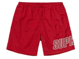 Supreme Logo Applique Water Shorts Red SS19