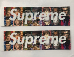 Supreme X Yohji Yamamoto x TEKKEN Box Logo Sticker Set of 2 FW22
