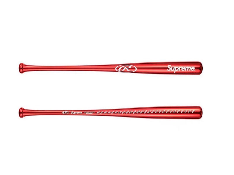 バット Supreme - supreme chrome Maple Wood Baseball Bat Supreme X Rawlings Chrome Maple Wood Baseball Bat SS21